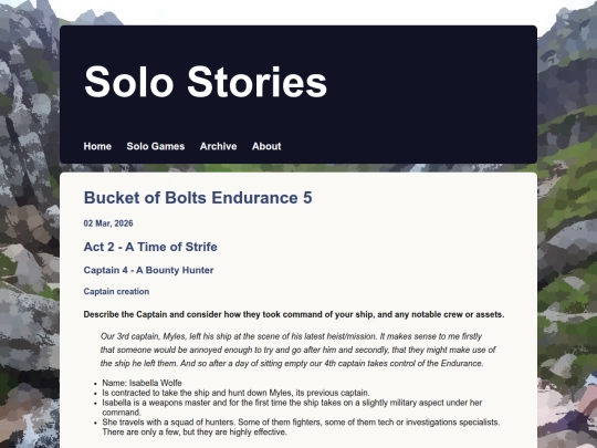 posts/2026-03-02-Bucket-of-Bolts-Endurance-5 screenshot