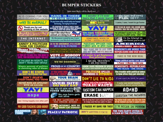 bumperstickers screenshot