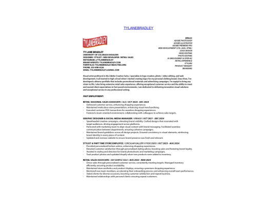 RESUME screenshot