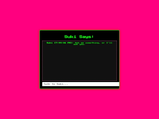 SUKI (AI ASSISTANT) screenshot
