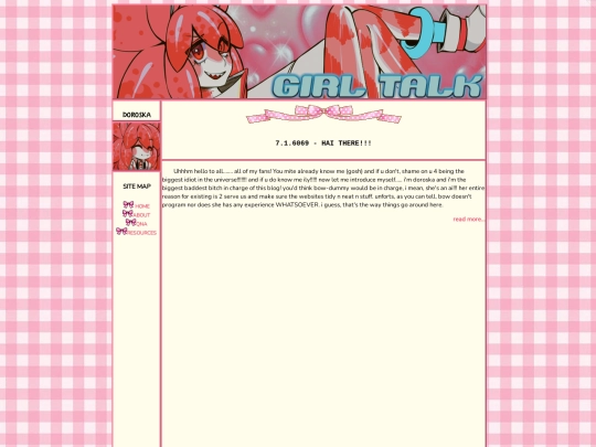 blog screenshot