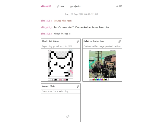 projects screenshot