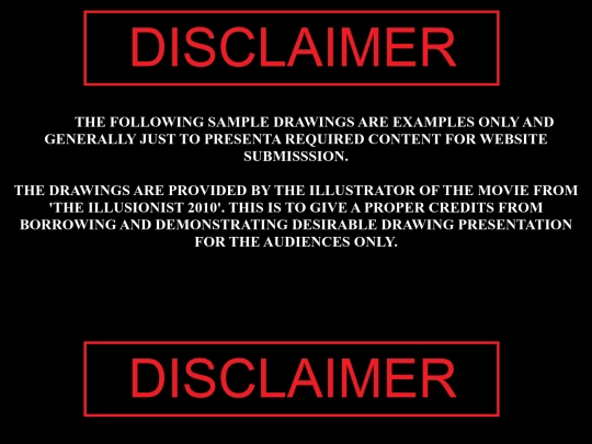 disclaimer screenshot