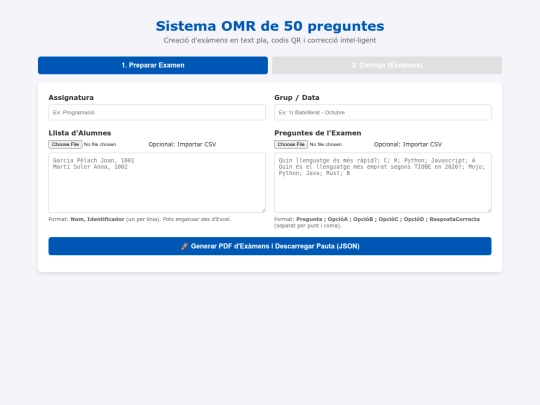 omr screenshot