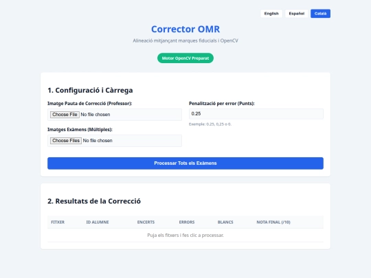 quiz/3languages/corrector screenshot