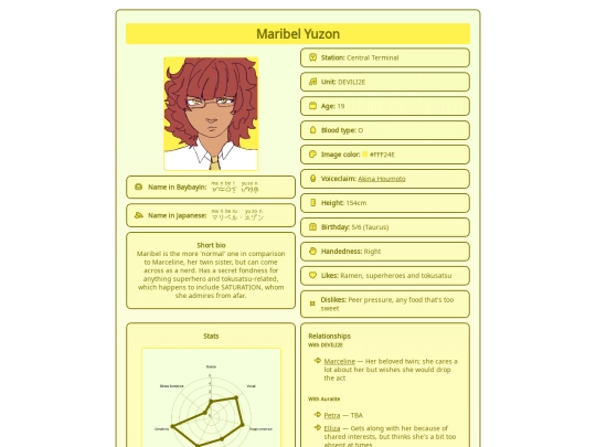 characters/maribel screenshot