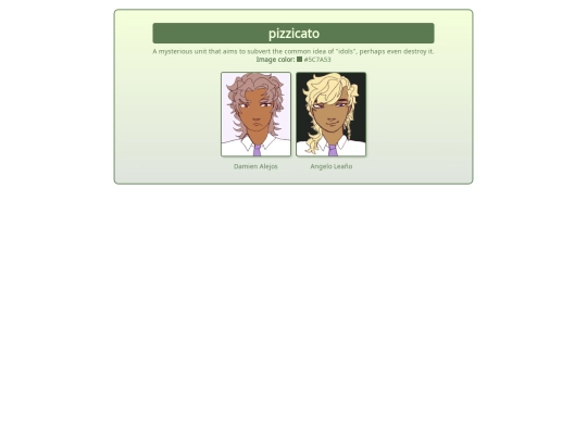 units/pizzicato screenshot