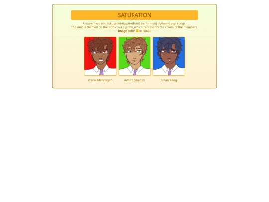 units/saturation screenshot