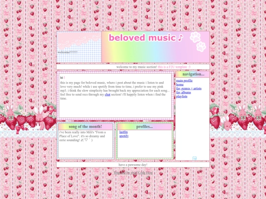 music/home screenshot