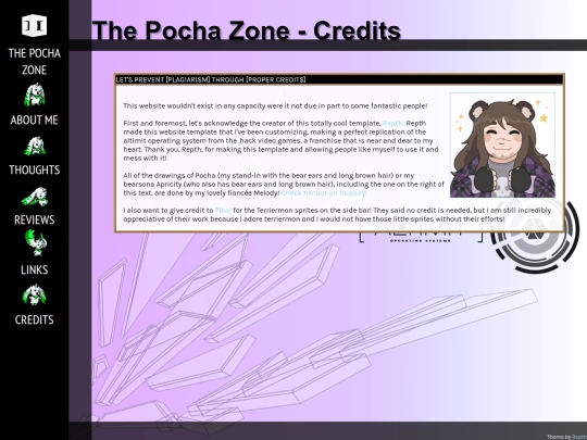 credits screenshot