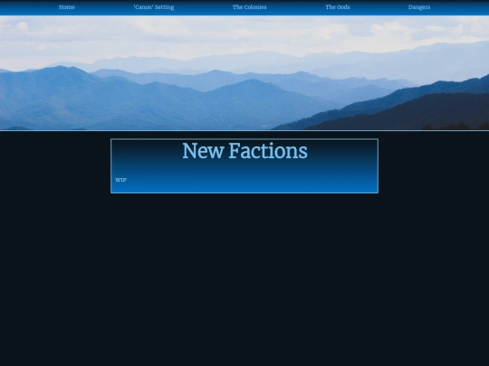 Final Light/CanonSetting/New Factions screenshot