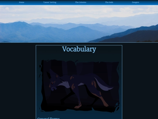 Final Light/Colonies/vocab screenshot