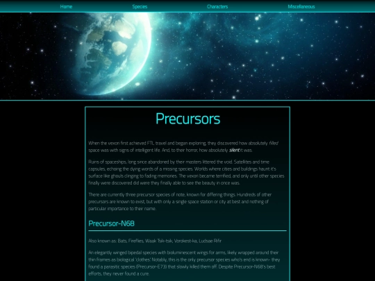 Systems Failing/misc/precursors screenshot