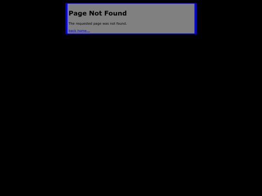 not_found screenshot