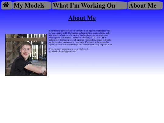 AboutMe screenshot