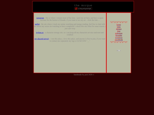 links screenshot