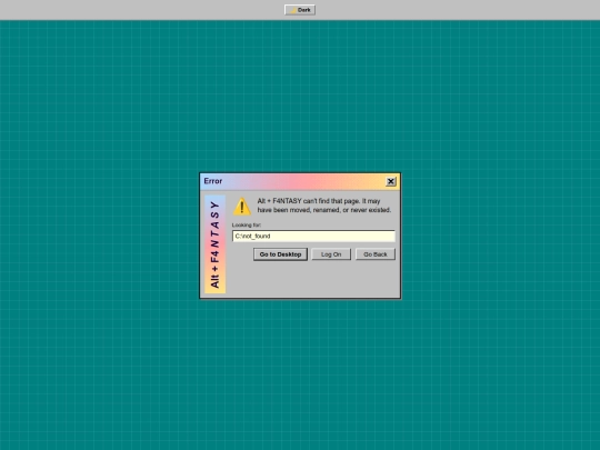 not_found screenshot