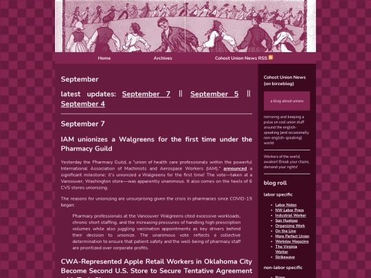 CohostUnionNews/Archives/2024/September screenshot