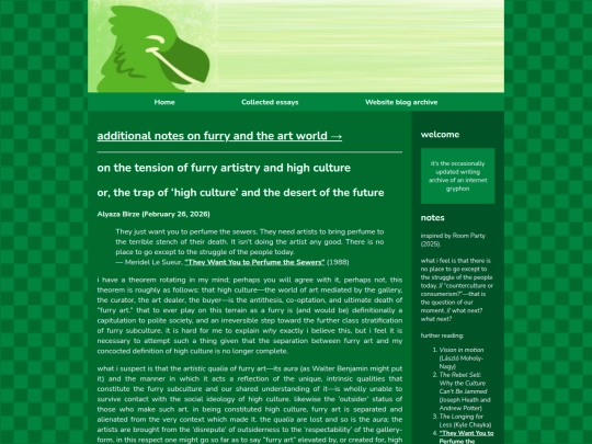 essays/Furry/highculture screenshot