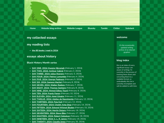 essays/blogindex screenshot