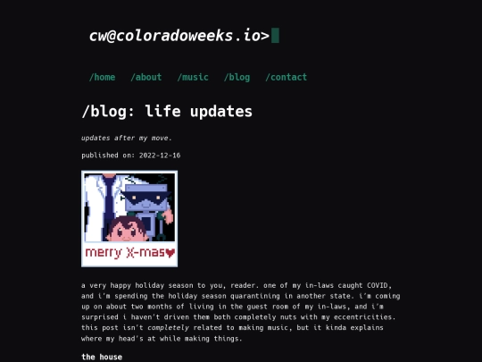 posts/2022-12-16-life-updates screenshot