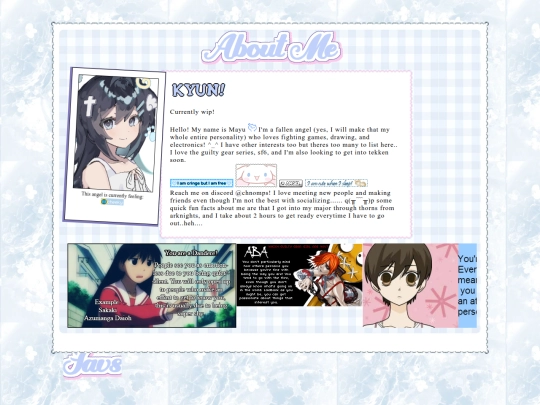 aboutme screenshot