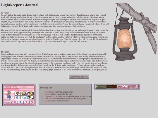 Lightkeeper Journal/lightkeeper screenshot