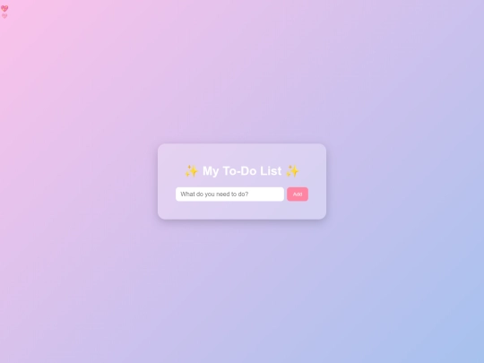 todolist screenshot