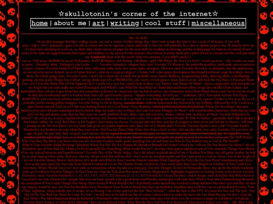 aboutme screenshot