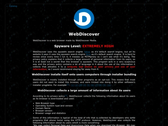 guides/webdiscover screenshot