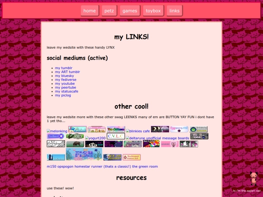 links screenshot