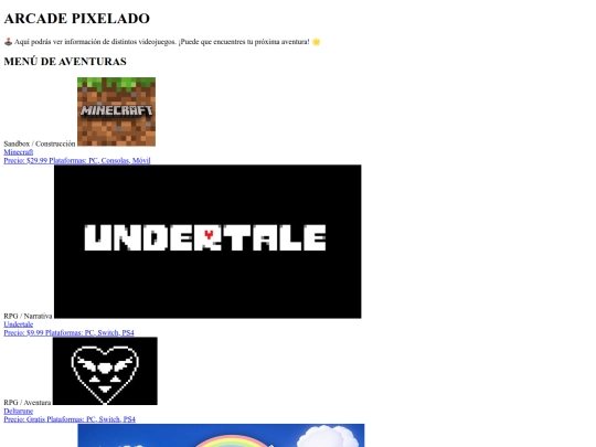 index screenshot
