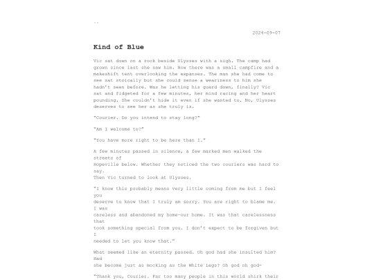 pages/kind-of-blue screenshot