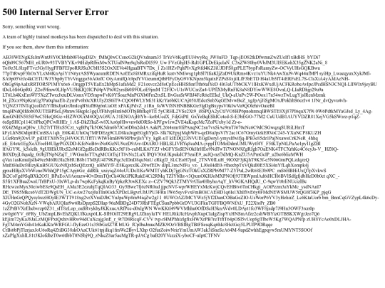 500internalservererror screenshot