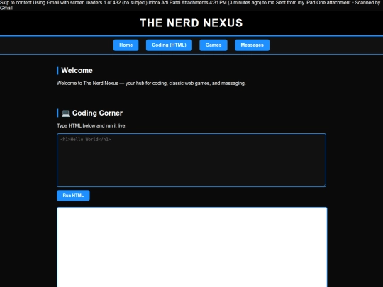 index screenshot