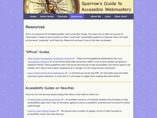 resources screenshot
