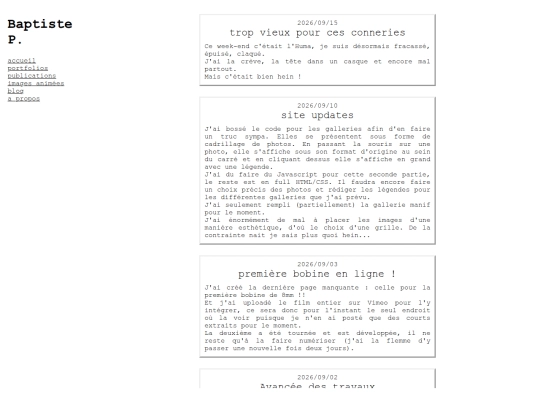 blog screenshot