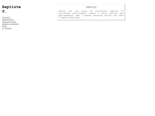 publi/unfold screenshot