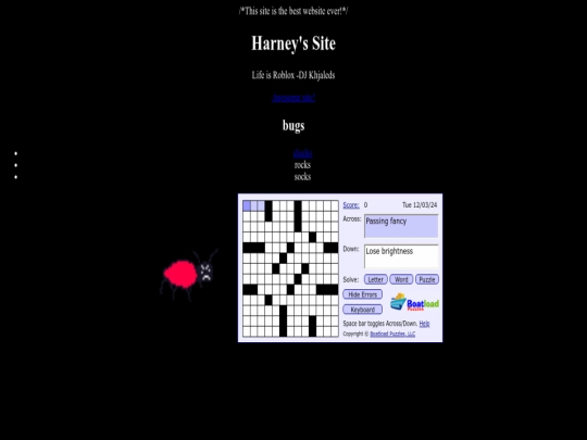 index screenshot