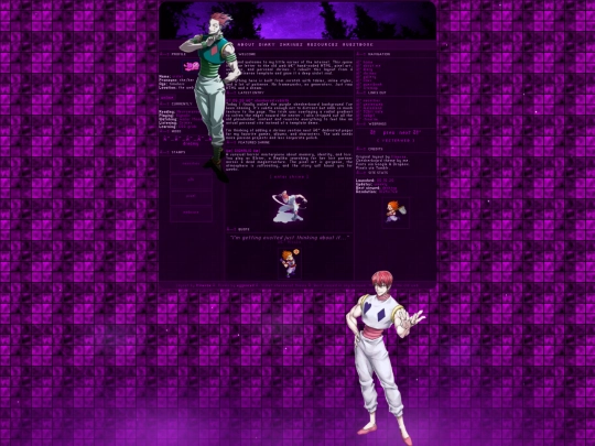 hunter x hunter/woah/hisoka screenshot