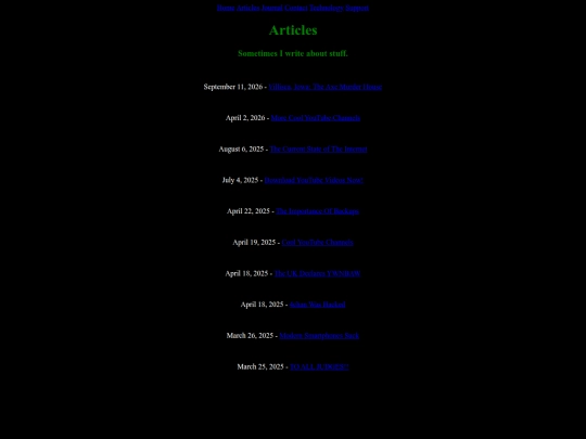articles screenshot