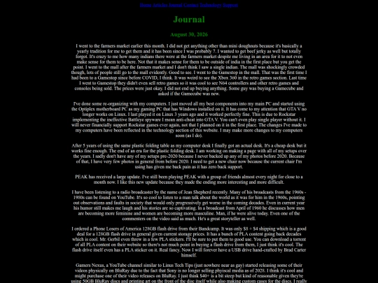 journal screenshot