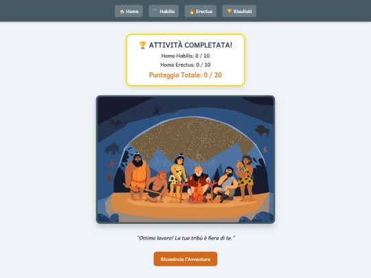 risultati screenshot