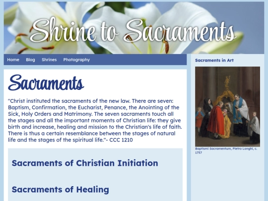shrine-sacraments screenshot