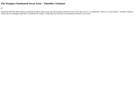 Afamousactor screenshot