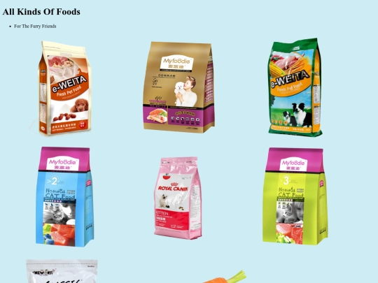 foods screenshot