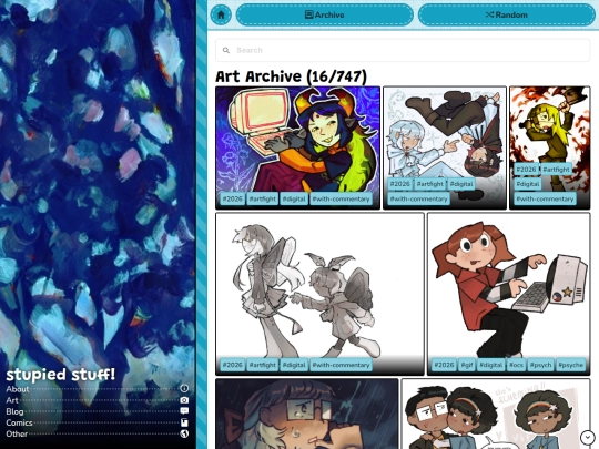 art/archive screenshot