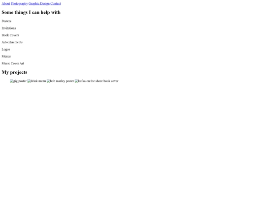 portfolio/graphicdesign screenshot