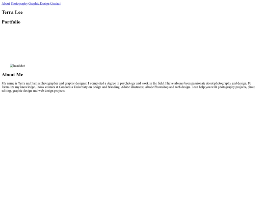 portfolio screenshot