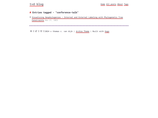 tags/conference-talk screenshot